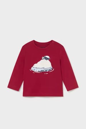 Mayoral Erkek Bebek Baskılı Kırmızı Sweatshrit - Thumbnail