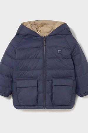 Mayoral - Mayoral Erkek Bebek Çift Taraflı Kapşonlu Mont