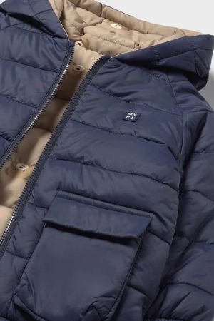 Mayoral Erkek Bebek Çift Taraflı Kapşonlu Mont - Thumbnail