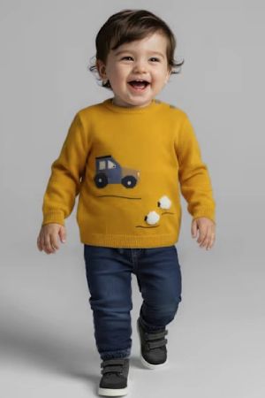 Mayoral - Mayoral Erkek Bebek Denim Kot Pantolon