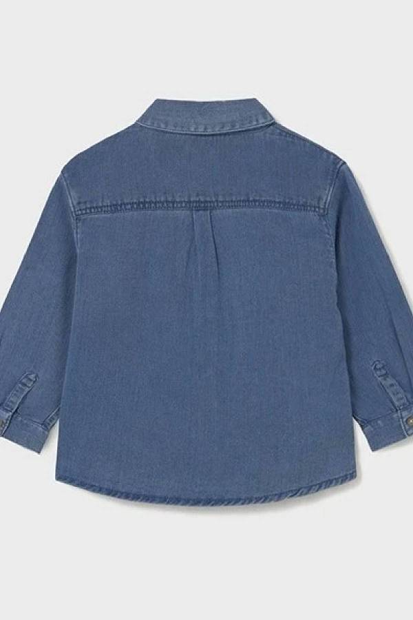 Mayoral Erkek Bebek Denim Uzun Kol Gömlek