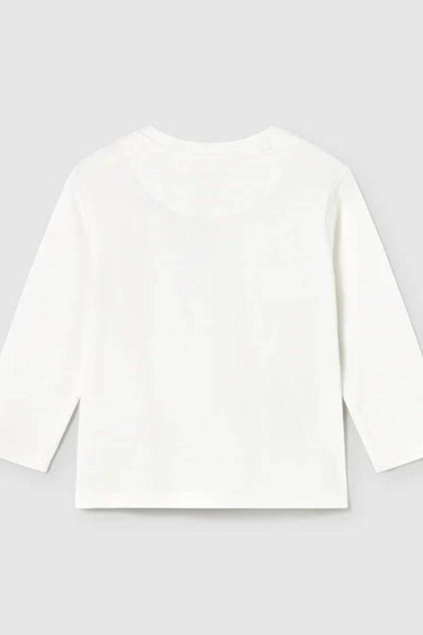 Mayoral Erkek Bebek Desenli Uzun Kol T-shrit