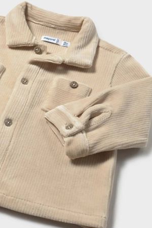 Mayoral Erkek Bebek Fitilli Kadife Gömlek - Thumbnail