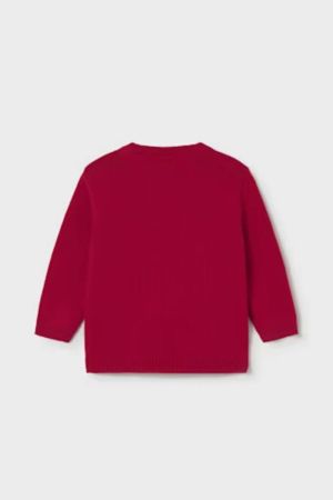 Mayoral Erkek Bebek Kırmızı Triko Kazak - Thumbnail