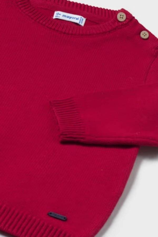 Mayoral Erkek Bebek Kırmızı Triko Kazak
