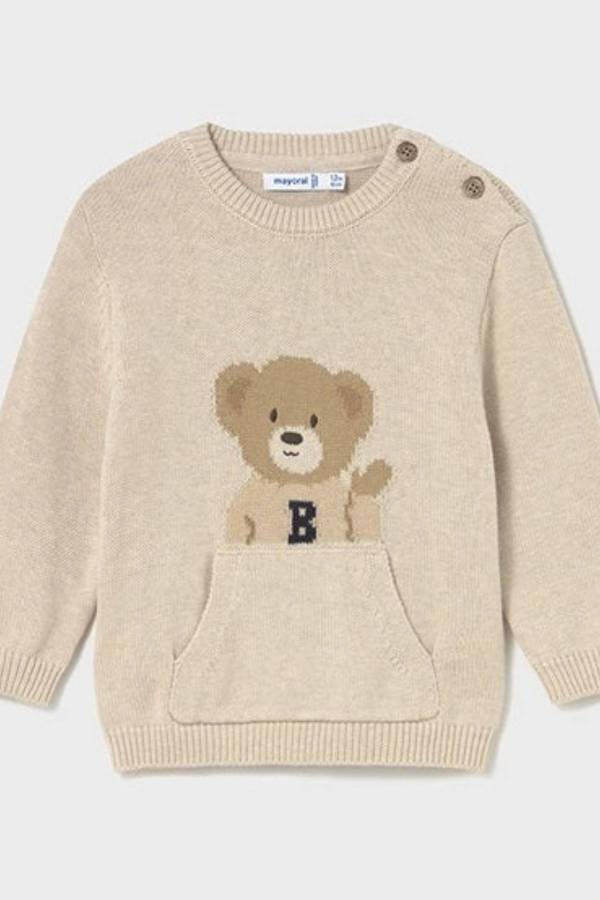 Mayoral Erkek Bebek Örme Ayıcıklı Kazak
