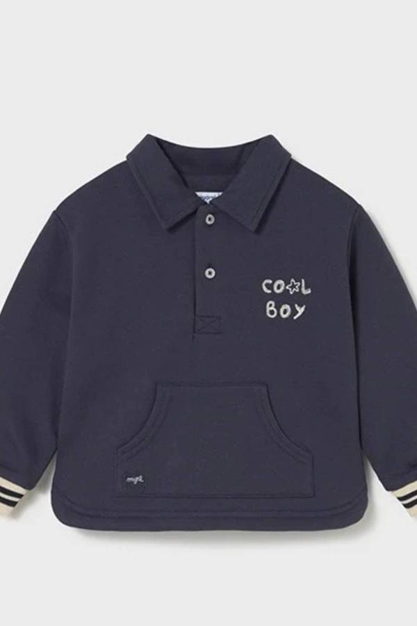 Mayoral Erkek Bebek Polo Yaka Sweatshrit
