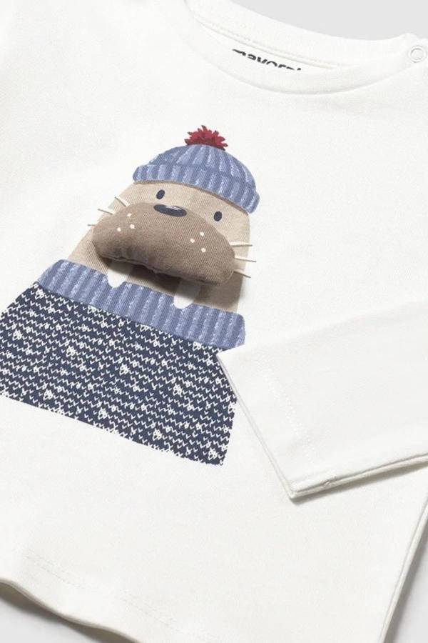 Mayoral Erkek Bebek Uzun Kol T-shrit