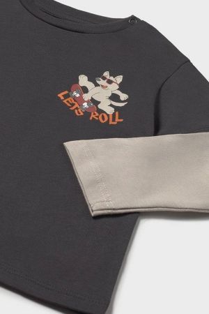 Mayoral Erkek Bebek Uzun Kol Tişört - Thumbnail