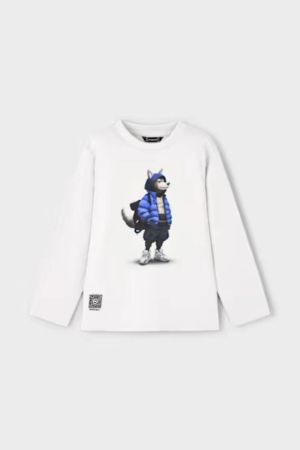 Mayoral Erkek Çocuk Baskılı Sweashrit - Thumbnail