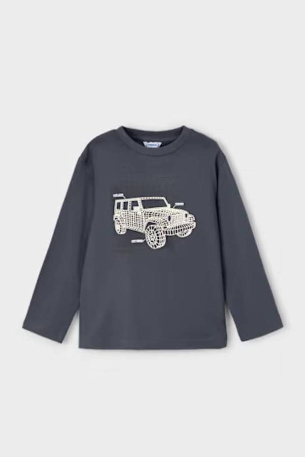 Mayoral Erkek Çocuk Baskılı Uzun Kol Tişört