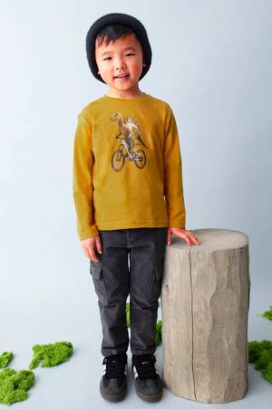 Mayoral - Mayoral Erkek Çocuk Desenli Uzun Kol T-shrit