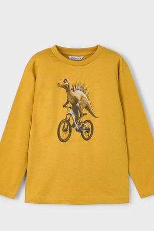 Mayoral Erkek Çocuk Desenli Uzun Kol T-shrit - Thumbnail