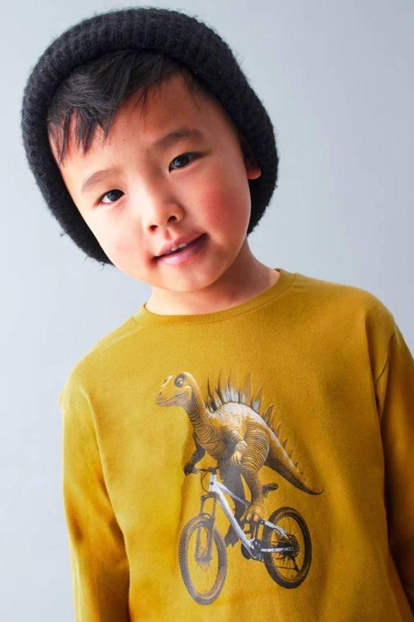 Mayoral Erkek Çocuk Desenli Uzun Kol T-shrit