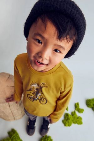 Mayoral Erkek Çocuk Desenli Uzun Kol T-shrit - Thumbnail