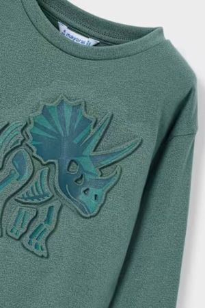 Mayoral Erkek Çocuk Kabartmalı Uzun Kol Tişört - Thumbnail