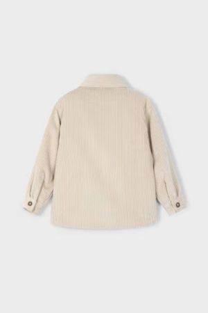 Mayoral Erkek Çocuk Kadife Gömlek Krem - Thumbnail