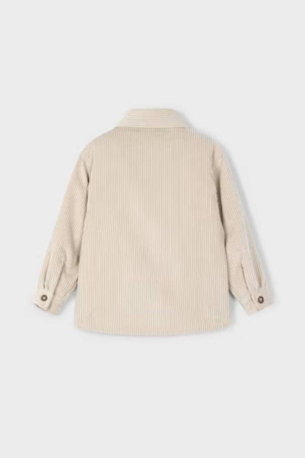 Mayoral Erkek Çocuk Kadife Gömlek Krem