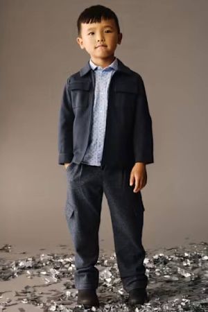 Mayoral Erkek Çocuk Lacivert Kargo Pantolon - Thumbnail