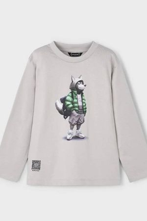 Mayoral Erkek Çocuk T-shirt Gri - Thumbnail