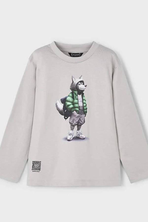 Mayoral Erkek Çocuk T-shirt Gri