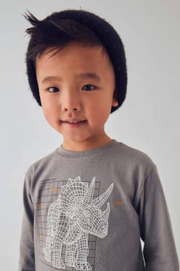 Mayoral Erkek Çocuk Uzun Kol Grafik Baskılı Uzun Kollu Tişört