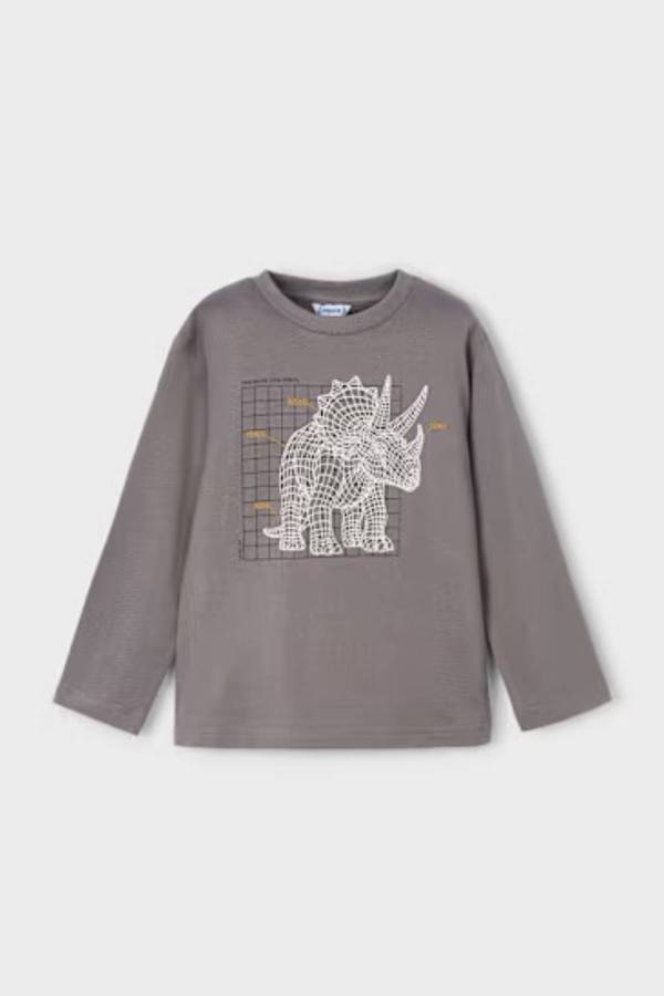 Mayoral Erkek Çocuk Uzun Kol Grafik Baskılı Uzun Kollu Tişört