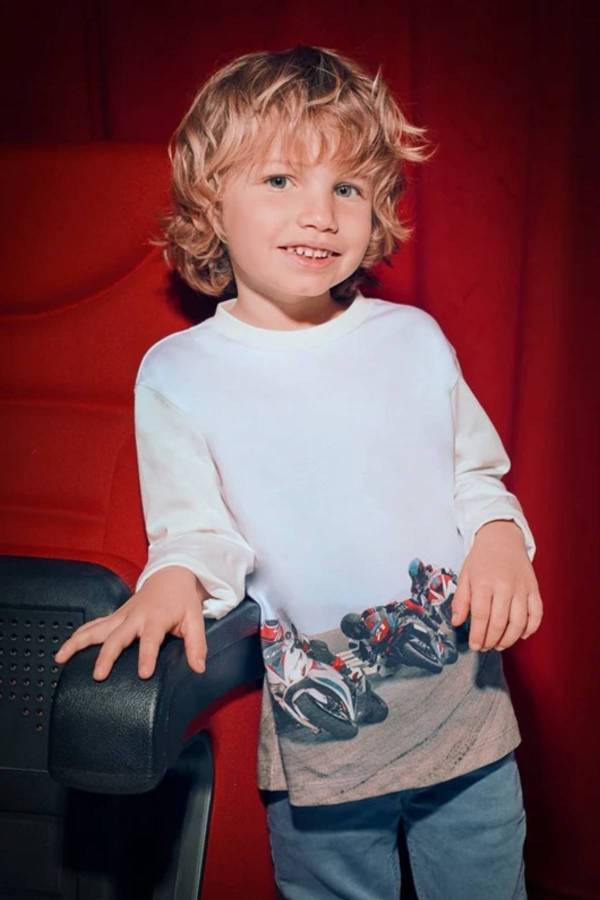 Mayoral Erkek Çocuk T-shırt Ekru 