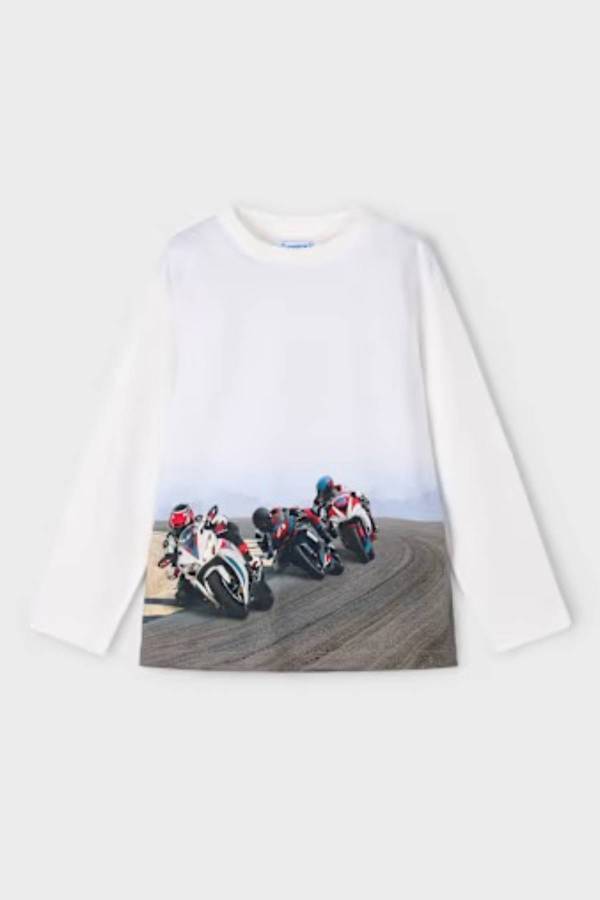 Mayoral Erkek Çocuk T-shırt Ekru 