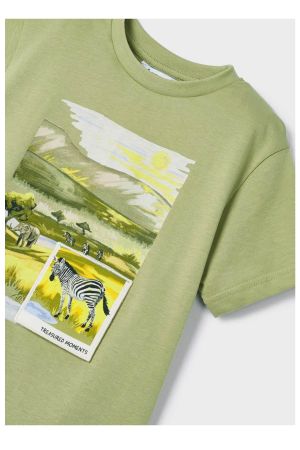 Mayoral Erkek Çocuk Yeşil T-shirt - Thumbnail