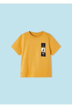 Mayoral Erkek Kısa Kol T-shirt Sarı - Thumbnail