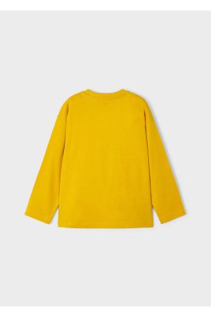 Mayoral Erkek Uzun Kol T-shirt Sarı - Thumbnail