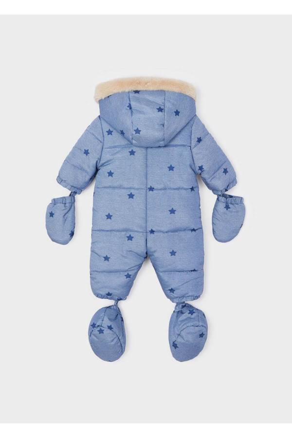 Mayoral Kışlık Bebek Kar Tulumu - Astronot Mavi