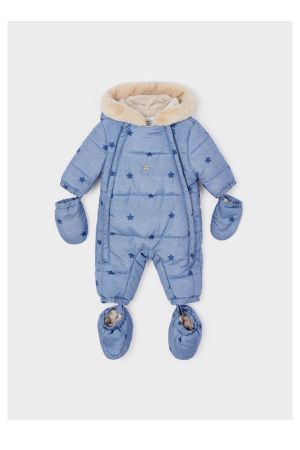 Mayoral Kışlık Bebek Kar Tulumu - Astronot Mavi - Thumbnail