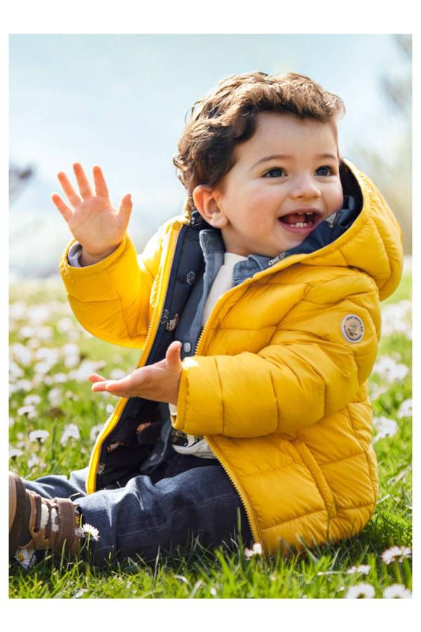 Mayoral Kışlık Erkek Bebek Dolgulu Mont Sarı