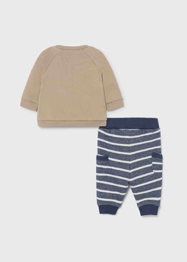 Mayoral Kışlık Erkek Bebek Eşofman Set Krem