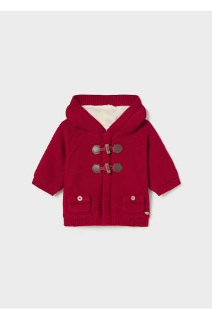 Mayoral Kışlık Erkek Bebek Örme Hırka Ceket Kırmızı - Thumbnail