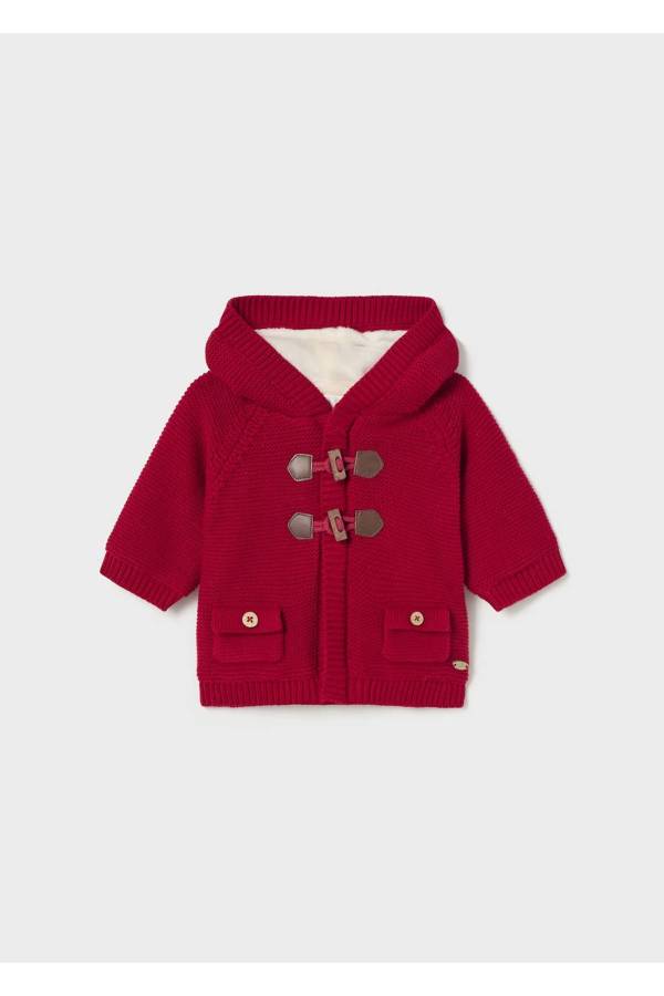 Mayoral Kışlık Erkek Bebek Örme Hırka Ceket Kırmızı