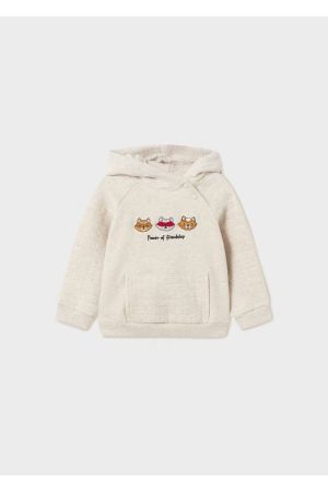 Mayoral Kışlık Erkek Bebek S-shirt Krem - Thumbnail