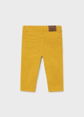 Mayoral Kışlık Erkek Bebek SlimFit Kadife Pantolon Sarı - Thumbnail