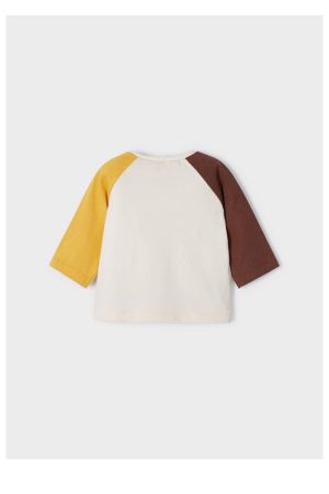 Mayoral Kışlık Erkek Bebek Uzun Kol S-shirt 2'li Set Sarı - Thumbnail