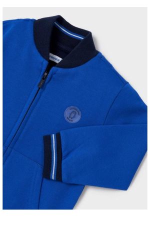 Mayoral Kışlık Erkek Bebek Uzun Kol S-shirt Eşofman 3'lü Set Koyu Mavi - Thumbnail