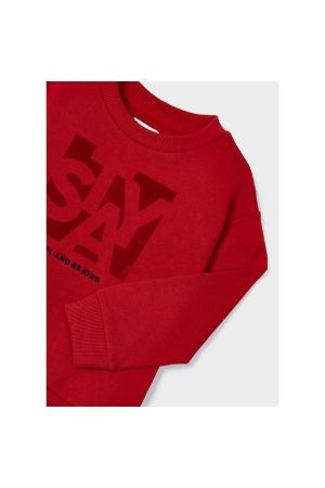 Mayoral Kışlık Erkek Uzun Kol S-shirt Kırmızı - Thumbnail