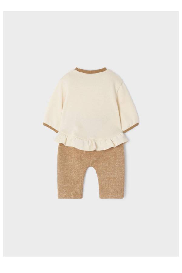 Mayoral Kışlık Kız Bebek 4lü S-shirt Pantolon Set