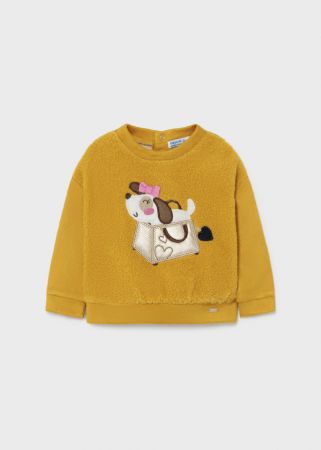Mayoral Kışlık Kız Bebek Uzun Kol S-shirt Sarı - Thumbnail