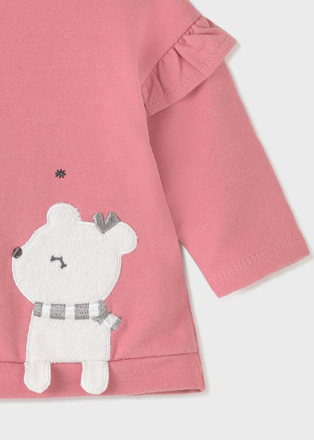 Mayoral Kışlık Kız Bebek Uzun Kol T-shirt Tayt 4’lü Set