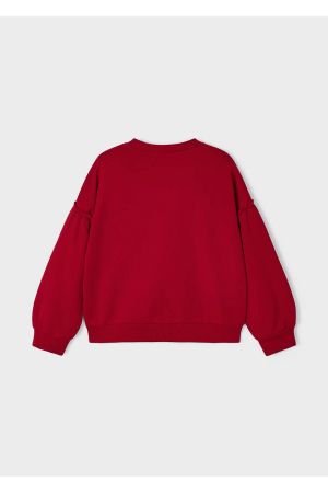 Mayoral Kışlık Kız Uzun Kol S-shirt Kırmızı - Thumbnail
