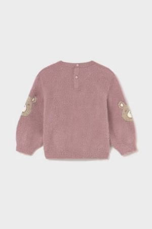 Mayoral Kız Bebek Ayıcık Desenli Triko Kazak - Thumbnail