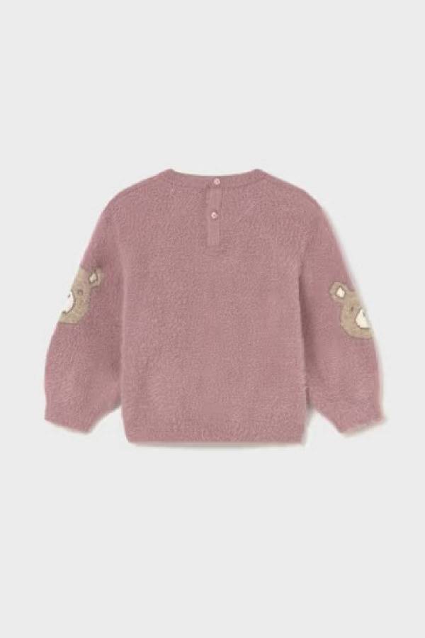 Mayoral Kız Bebek Ayıcık Desenli Triko Kazak