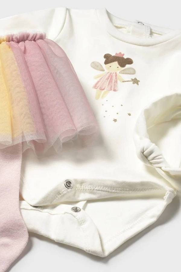 Mayoral Kız Bebek Body Bluz Tütü Set